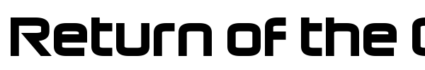 Return of the Grid font preview